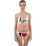 I love cat food Wrap Around Bikini Set