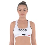 I love cat food Cross Back Sports Bra