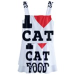 I love cat food Kids  Layered Skirt Swimsuit