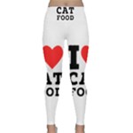 I love cat food Lightweight Velour Classic Yoga Leggings