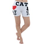 I love cat food Lightweight Velour Yoga Shorts