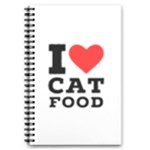 I love cat food 5.5  x 8.5  Notebook