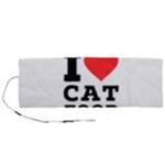 I love cat food Roll Up Canvas Pencil Holder (M)