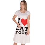 I love cat food Classic Short Sleeve Dress