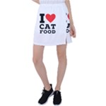 I love cat food Tennis Skirt