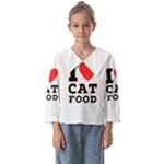 I love cat food Kids  Sailor Shirt