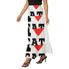 Tiered Ruffle Maxi Skirt 