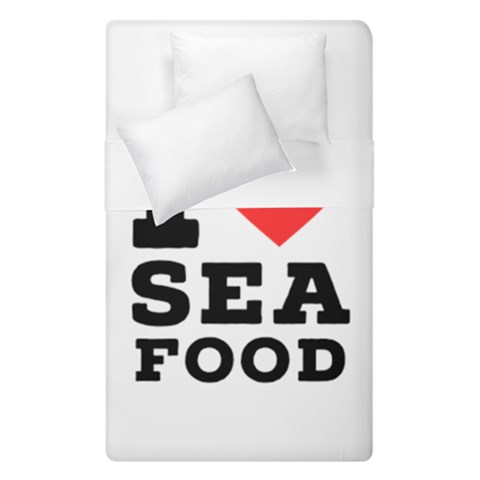 I love sea food Duvet Cover Double Side (Single Size) from UrbanLoad.com
