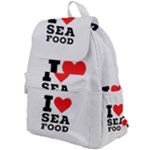I love sea food Top Flap Backpack