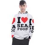 I love sea food Men s Pullover Hoodie