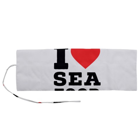 I love sea food Roll Up Canvas Pencil Holder (M) from UrbanLoad.com