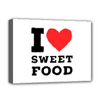 I love sweet food Deluxe Canvas 16  x 12  (Stretched) 