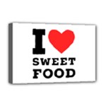 I love sweet food Deluxe Canvas 18  x 12  (Stretched)