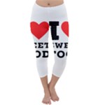 I love sweet food Capri Winter Leggings 