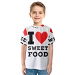 I love sweet food Kids  Sport Mesh Tee