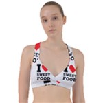 I love sweet food Sweetheart Sports Bra