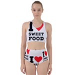 I love sweet food Racer Back Bikini Set