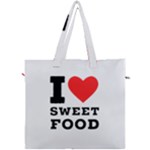 I love sweet food Canvas Travel Bag