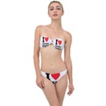 I love sweet food Classic Bandeau Bikini Set