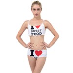 I love sweet food Layered Top Bikini Set