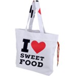 I love sweet food Drawstring Tote Bag