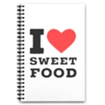 I love sweet food 5.5  x 8.5  Notebook