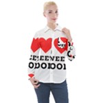 I love sweet food Women s Long Sleeve Pocket Shirt