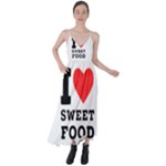 I love sweet food Tie Back Maxi Dress