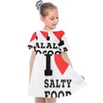 I love salty food Kids  Sailor Dress
