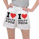 I love salty food Women s Ripstop Shorts