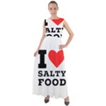 I love salty food Chiffon Mesh Boho Maxi Dress