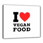 I love vegan food  Canvas 24  x 20  (Stretched)