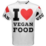 I love vegan food  Men s Cotton Tee