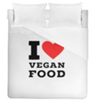 I love vegan food  Duvet Cover (Queen Size)