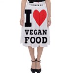 I love vegan food  Classic Midi Skirt