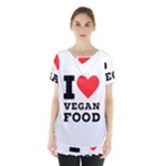 I love vegan food  Skirt Hem Sports Top