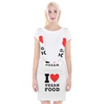 I love vegan food  Braces Suspender Skirt