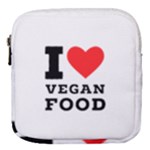 I love vegan food  Mini Square Pouch