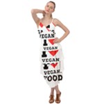 I love vegan food  Layered Bottom Dress