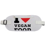 I love vegan food  Rounded Waist Pouch