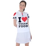 I love vegan food  Women s Polo Tee