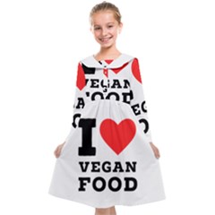 I love vegan food  Kids  Midi Sailor Dress from UrbanLoad.com