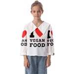 I love vegan food  Kids  Sailor Shirt