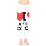 I love vegan food  Kids  Classic Winter Leggings