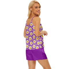 V-Neck Satin Pajamas Set 