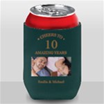 Personalized Couple Photo Can Cooler Can Cooler