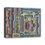 Arcade Game Retro Pattern Canvas 10  x 8  (Stretched)