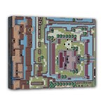 Arcade Game Retro Pattern Deluxe Canvas 20  x 16  (Stretched)