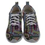 Arcade Game Retro Pattern Women Athletic Shoes