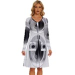 Washing Machines Home Electronic Long Sleeve Dress With Pocket